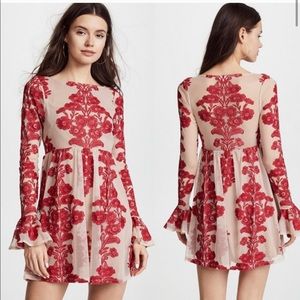 For love and lemon Temecula dress, red Lacey dress